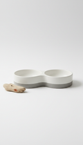 Designer Ceramic Pet Bowl Set with Non-Slip Base
