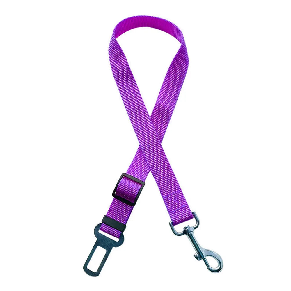 Dog Car Safety Belt — Adjustable & Secure