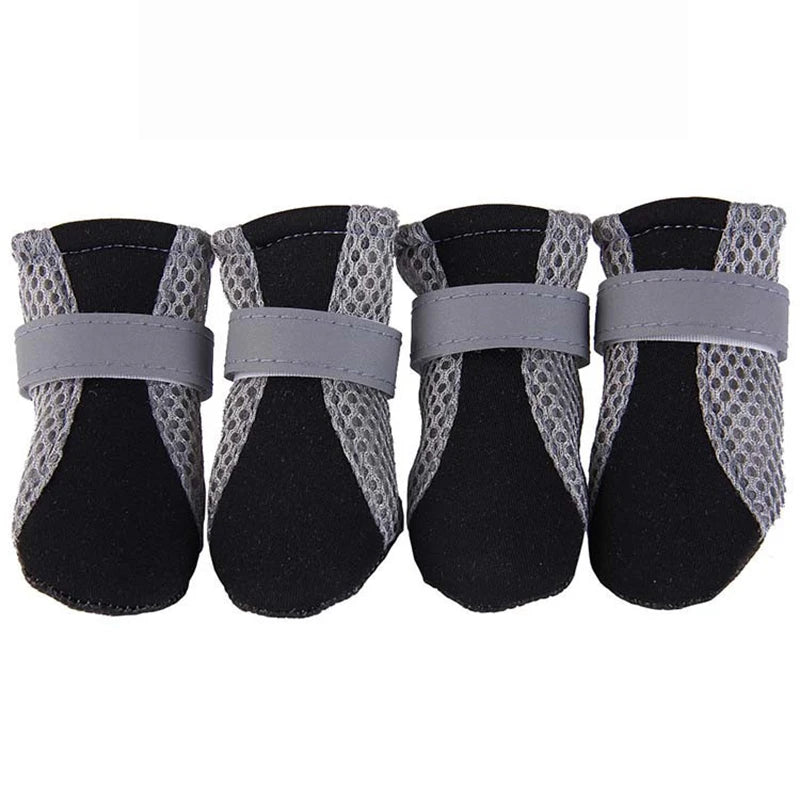 Waterproof Anti-Slip Dog Boots — Reflective & Protective