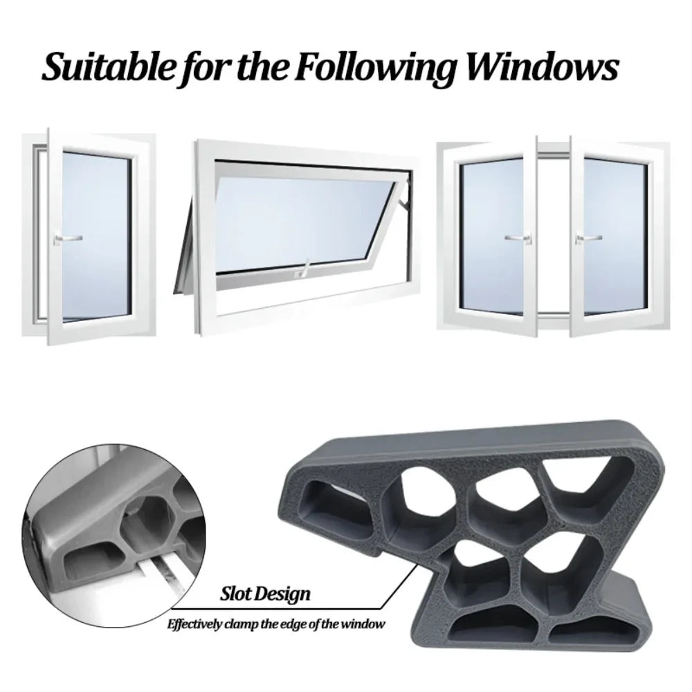 Sliding Door & Window Track Lock — Anti-Slam