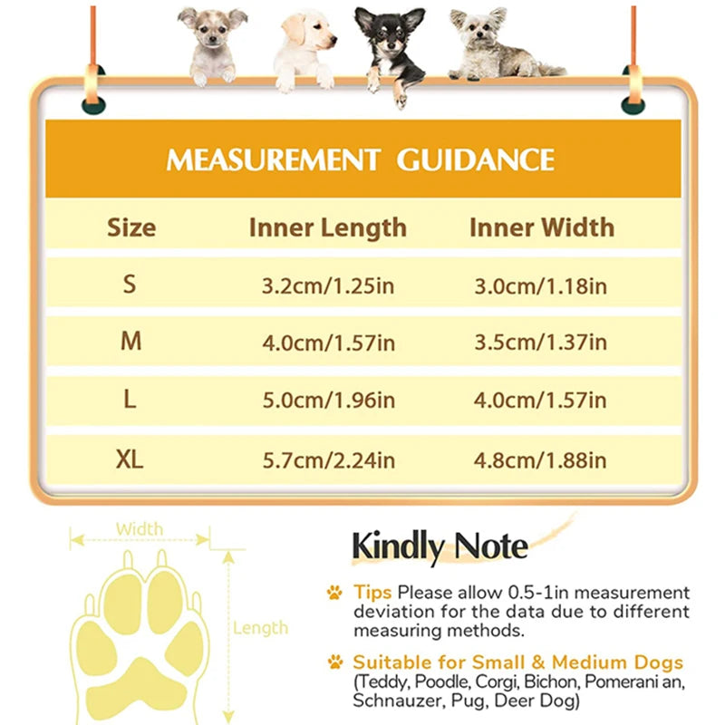 Waterproof Anti-Slip Dog Boots — Reflective & Protective