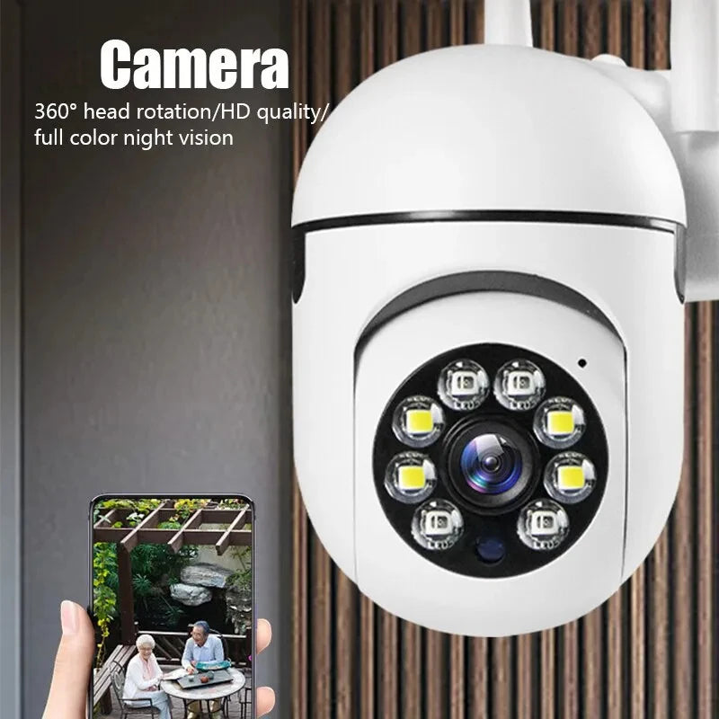 A7 Wireless Security Camera – 360° 1080P HD, Night Vision & Two-Way Audio