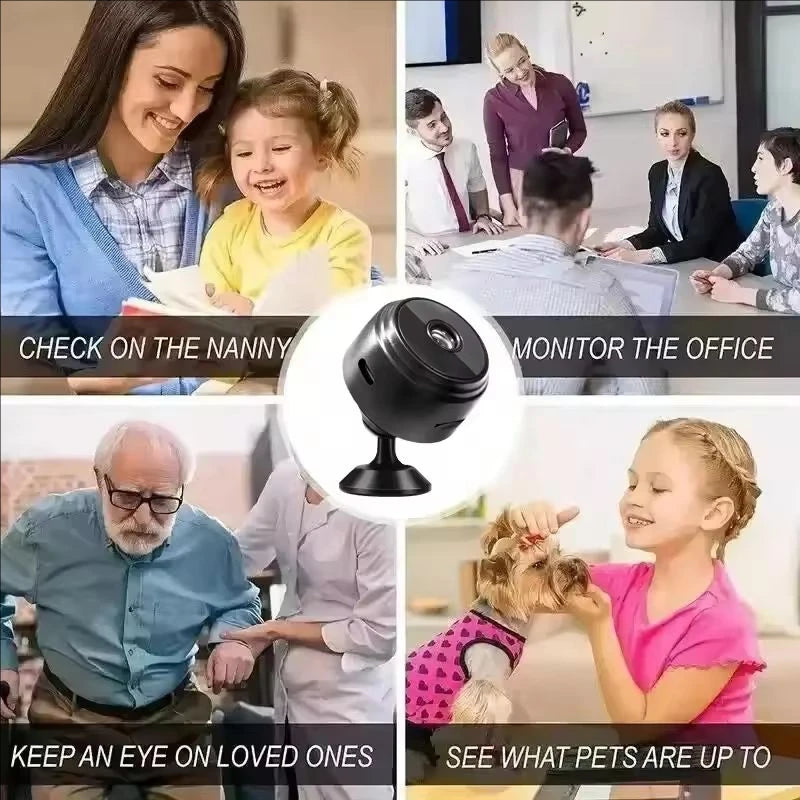 A9 HD WiFi Smart Security Camera – 1080P Wireless Home Surveillance