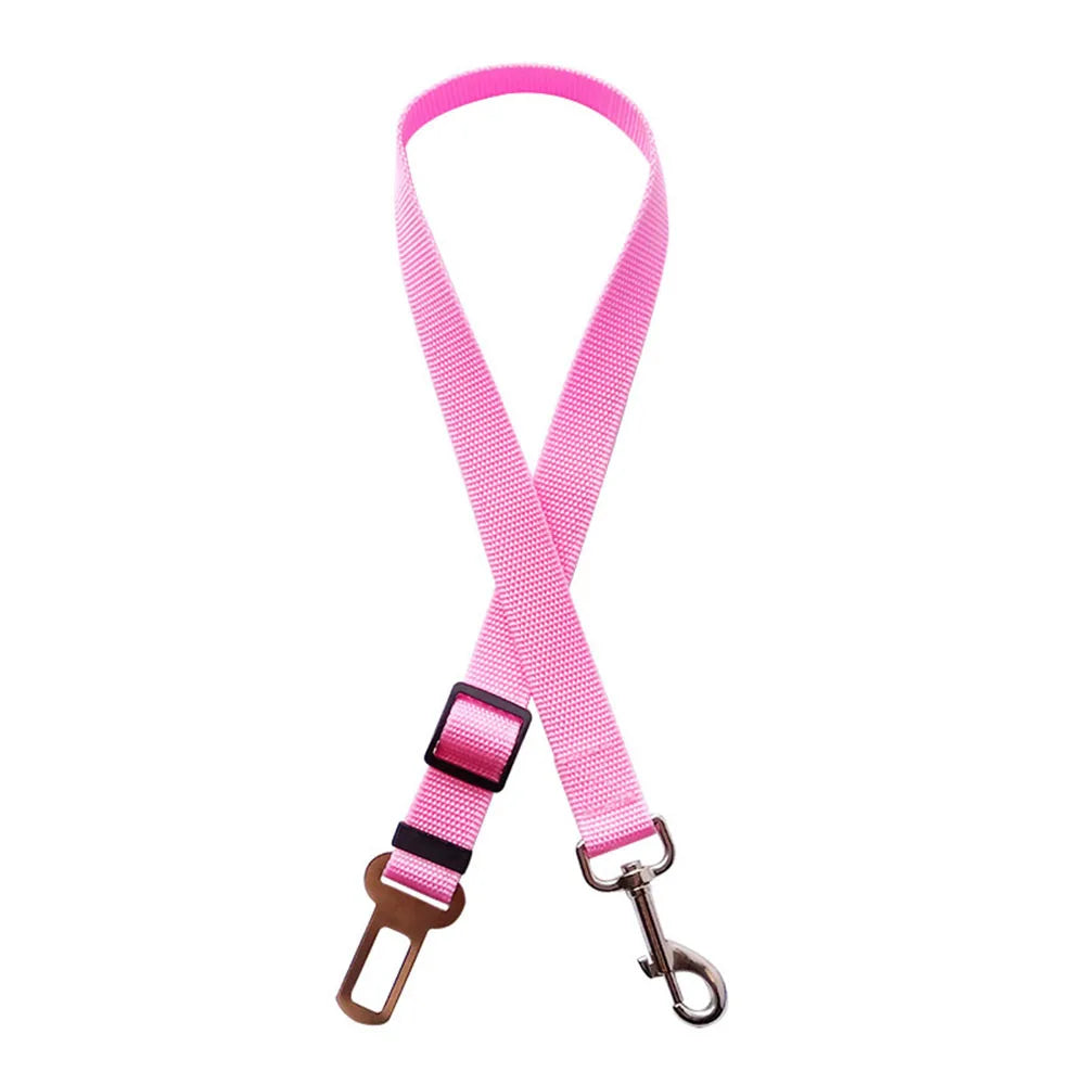 Dog Car Safety Belt — Adjustable & Secure