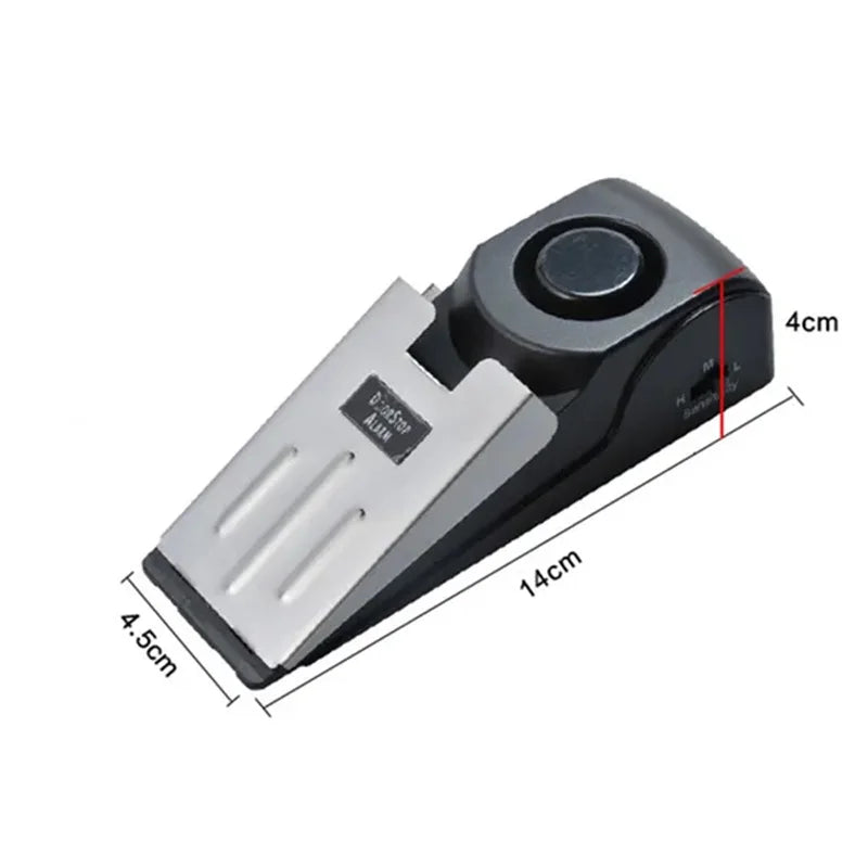 Portable Door Stop Alarm — 120dB Anti-Theft Wedge