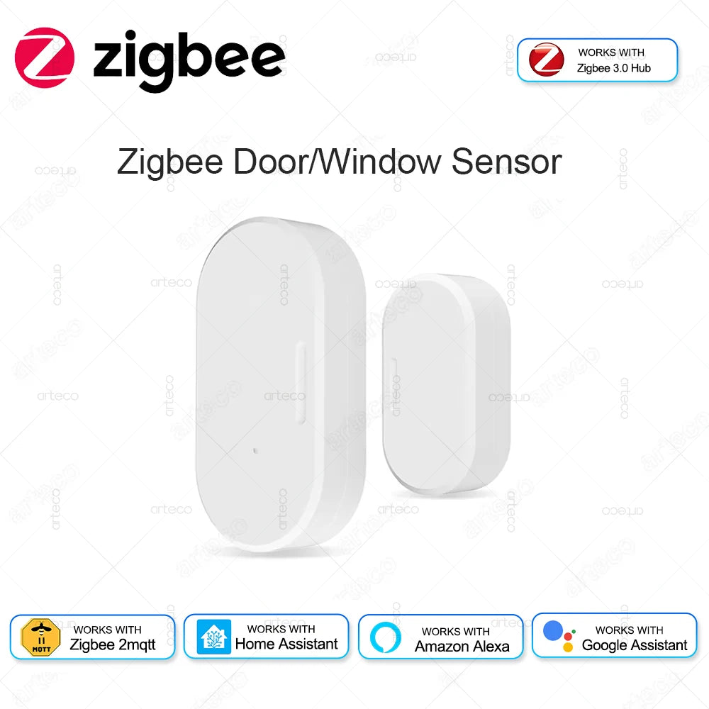 Zigbee Smart Door & Window Sensor — Alexa Compatible