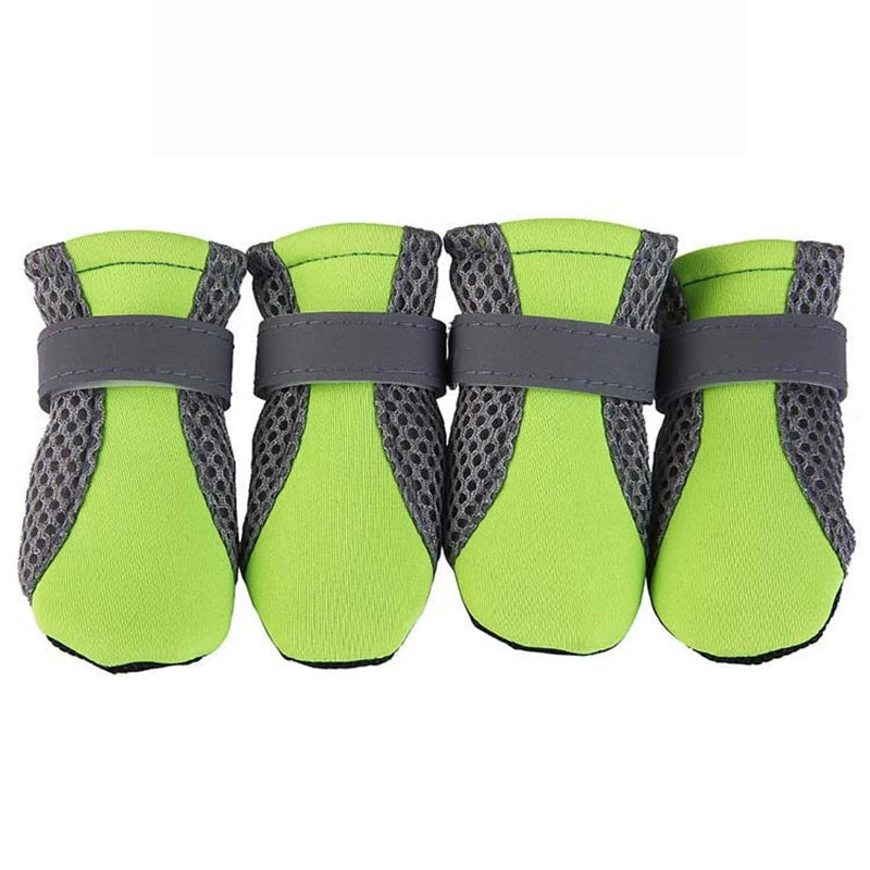 Waterproof Anti-Slip Dog Boots — Reflective & Protective