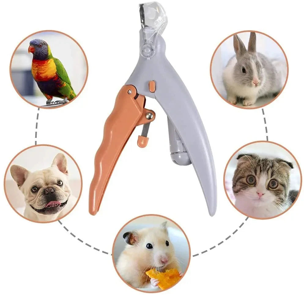 LED Pet Nail Clippers with Built-In Safety Light