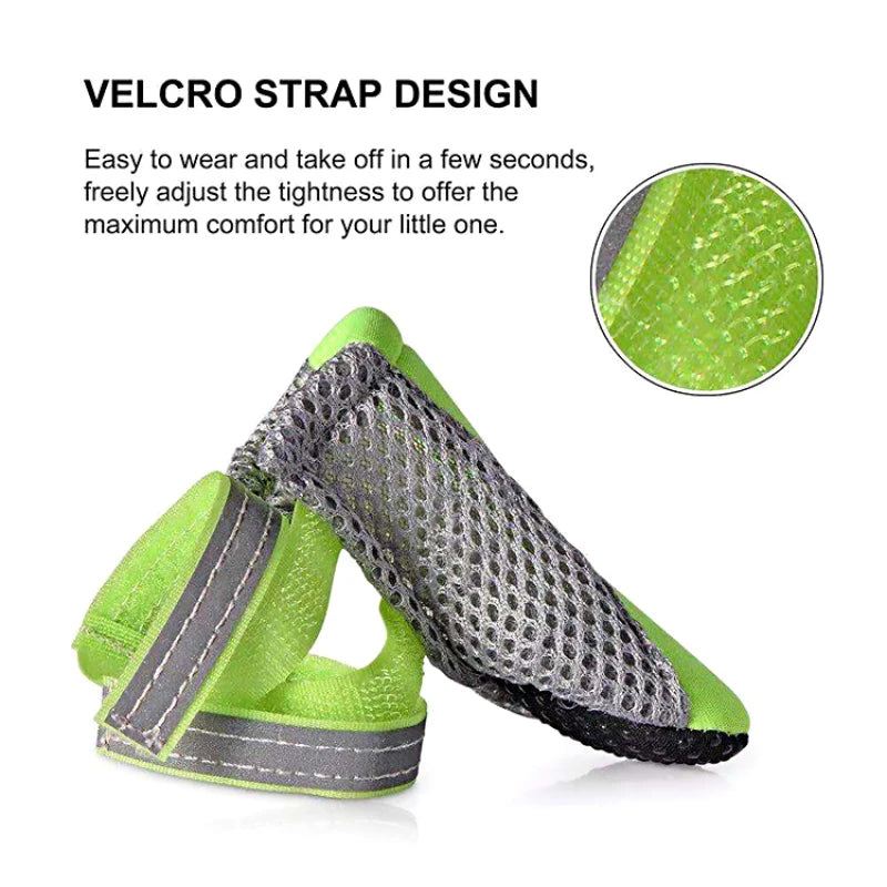 Waterproof Anti-Slip Dog Boots — Reflective & Protective