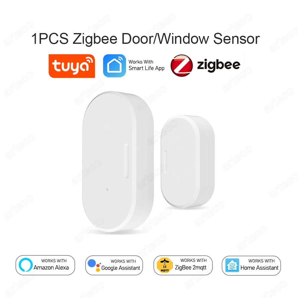 Zigbee Smart Door & Window Sensor — Alexa Compatible