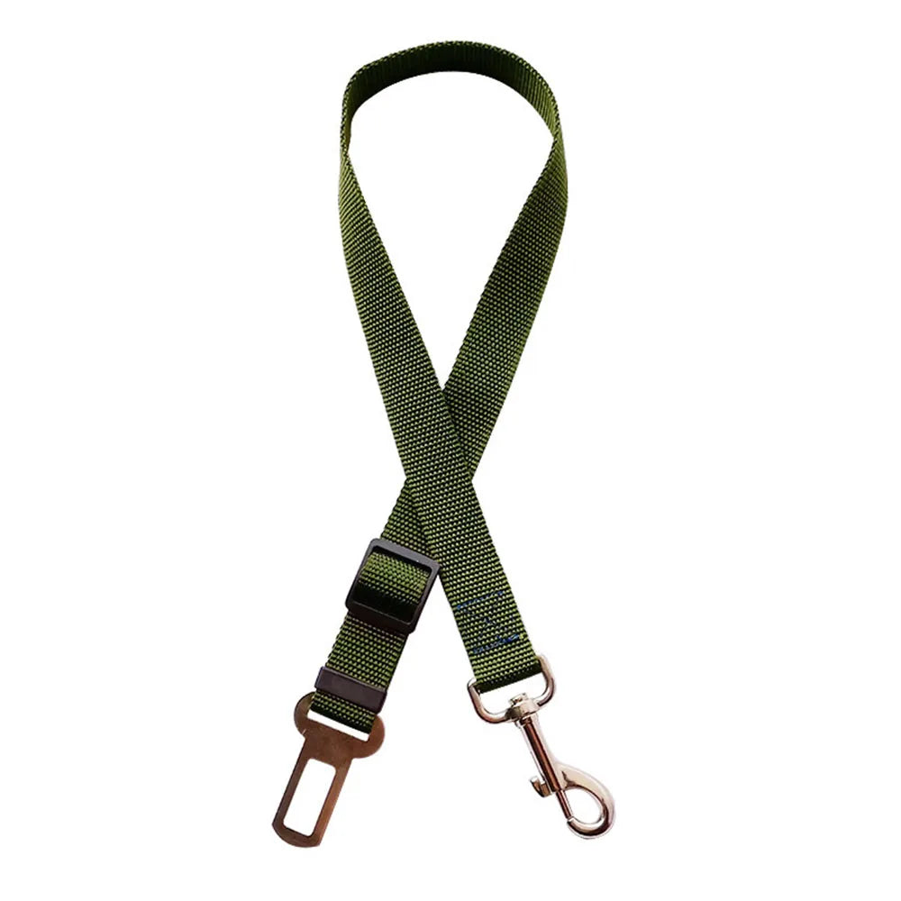 Dog Car Safety Belt — Adjustable & Secure