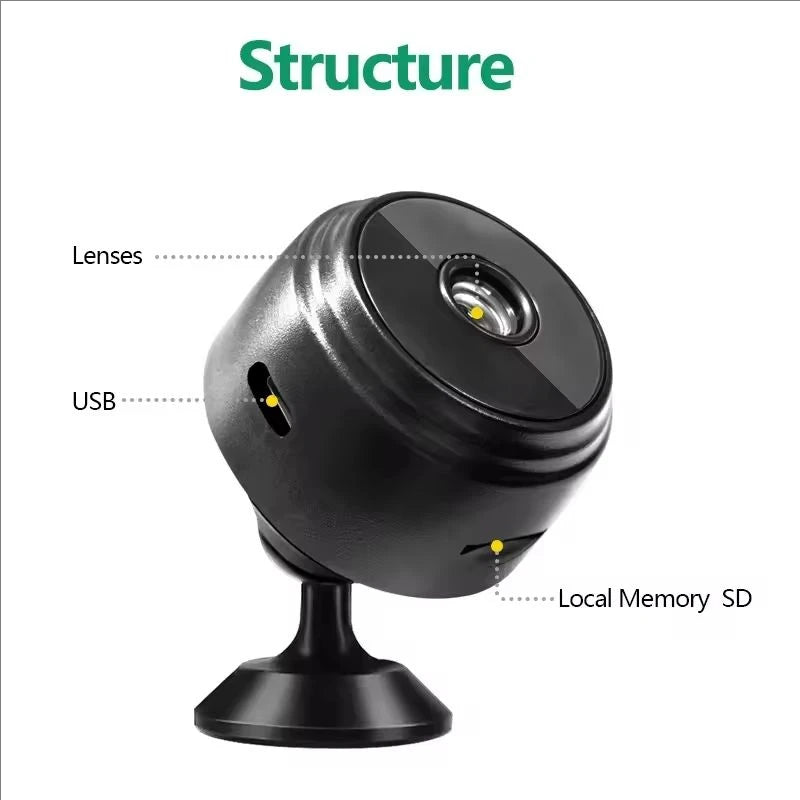 A9 HD WiFi Smart Security Camera – 1080P Wireless Home Surveillance