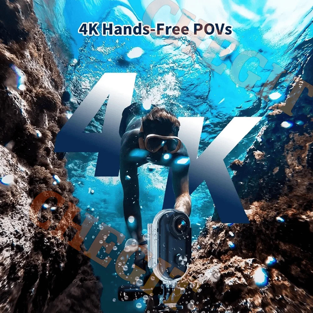 4K Ultra HD Sports Action Camera | Helmet, Motorcycle & Bicycle Body Cam