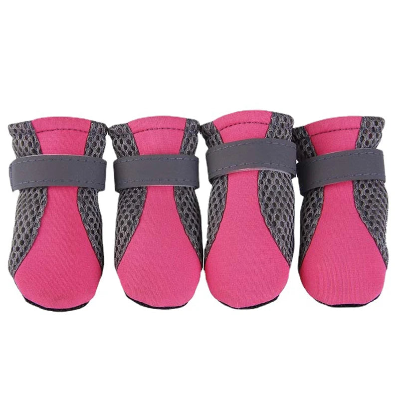 Waterproof Anti-Slip Dog Boots — Reflective & Protective