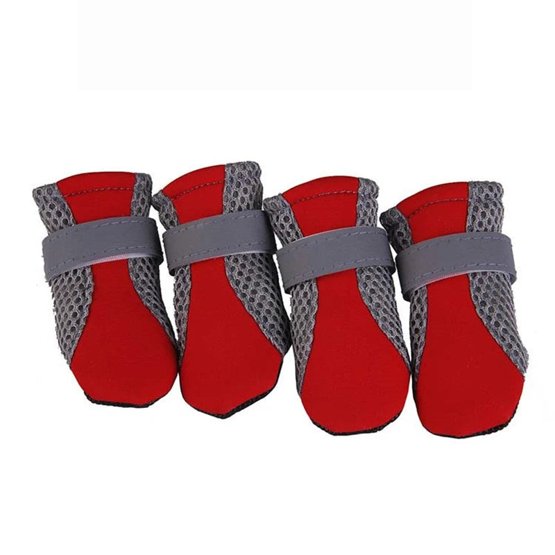 Waterproof Anti-Slip Dog Boots — Reflective & Protective